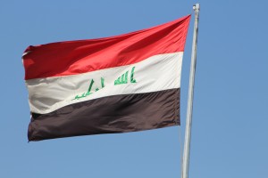 Iraqi Flag at IGFC training for using Social Media and SEO in the Conflict