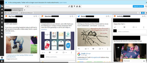 Manage social media much more efficient with Hootsuite